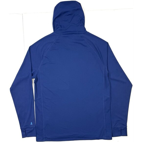 Chubbies Mens Sun Hoodie Size Medium Navy Graphic Pullover UPF Lightweight - Picture 3 of 12